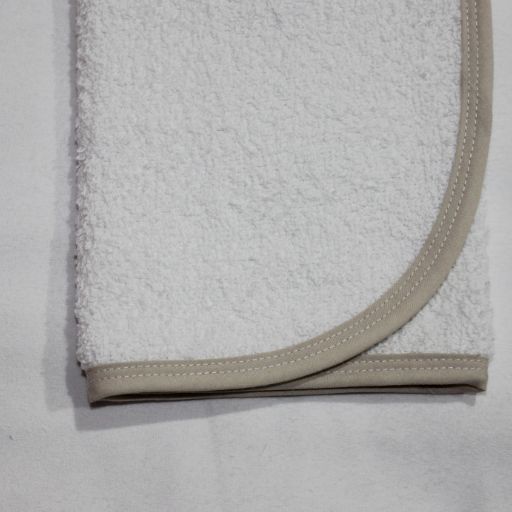 Beige Full Burper – 100% Cotton Towelling